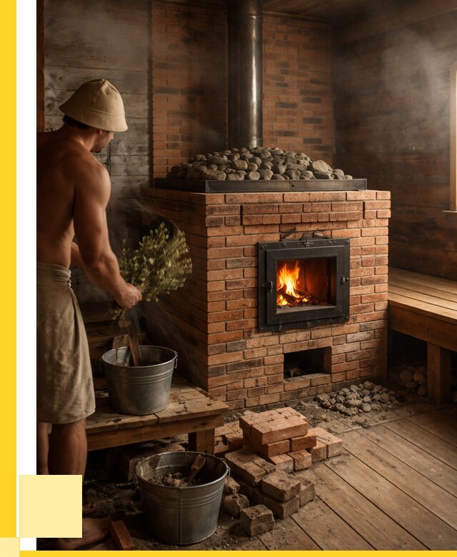 Кирпичные банные печи в Дюртюли от 93825 р. | ЭриданДюр