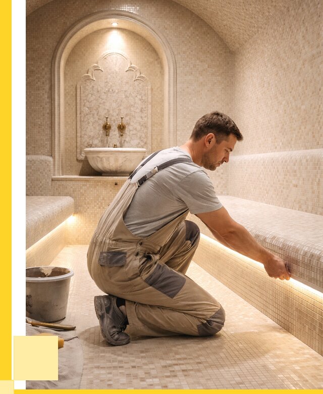 Отделка хамамов под ключ в Дюртюли от 5734 р. | ЭриданДюр