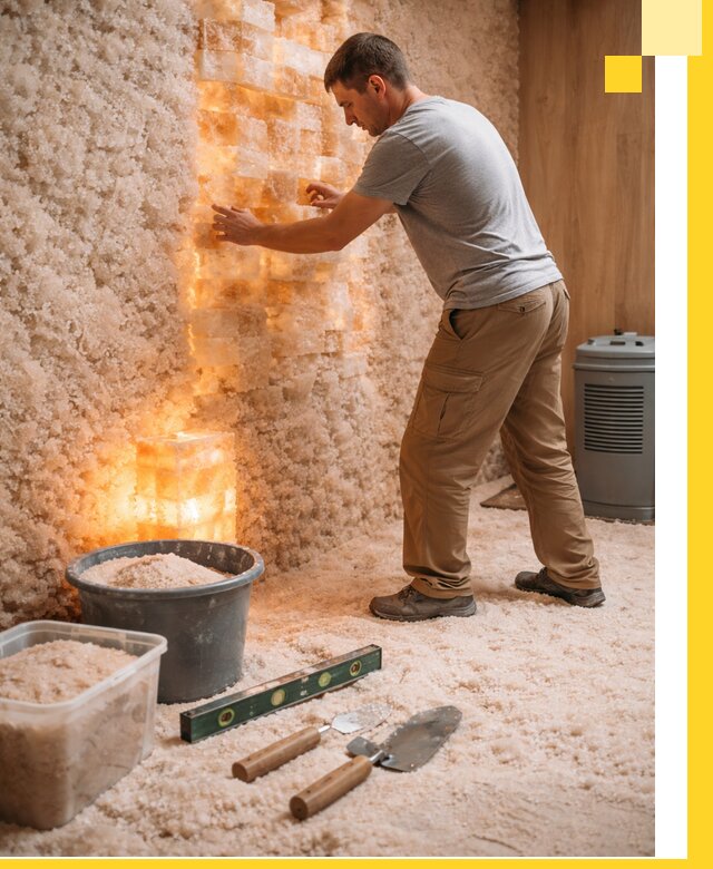 Проектирование и монтаж соляных комнат в Дюртюли под ключ